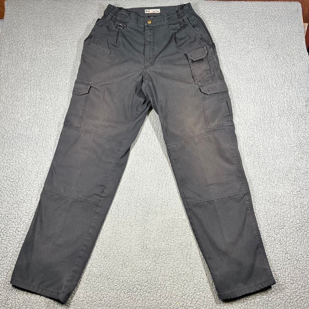 5.11 Tactical Cargo Pants Mens 32x34 Ripstop Work Outdoor Black Gorpcore